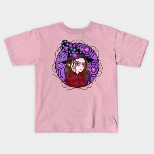 Modern Witch with Vintage Flair Kids T-Shirt